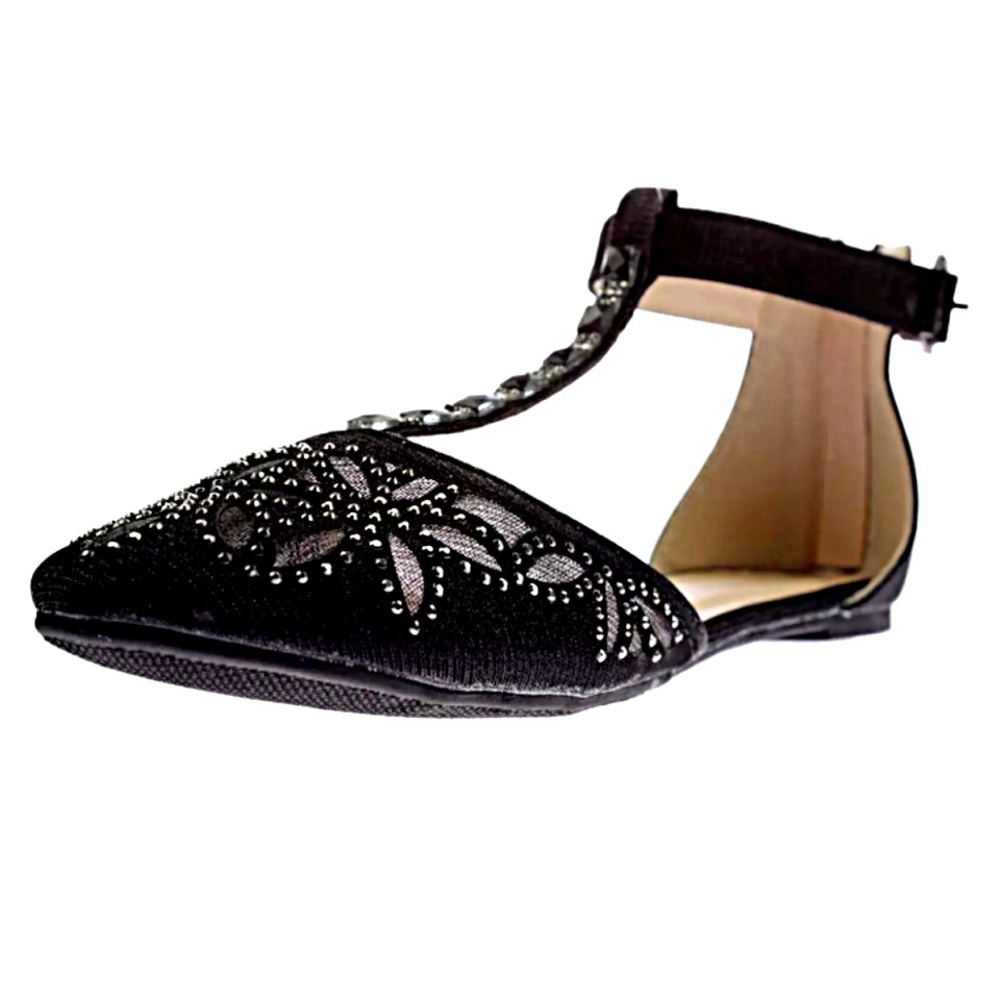 - Forever Sz 7 Sparkle T-Strap Flats! NEW!